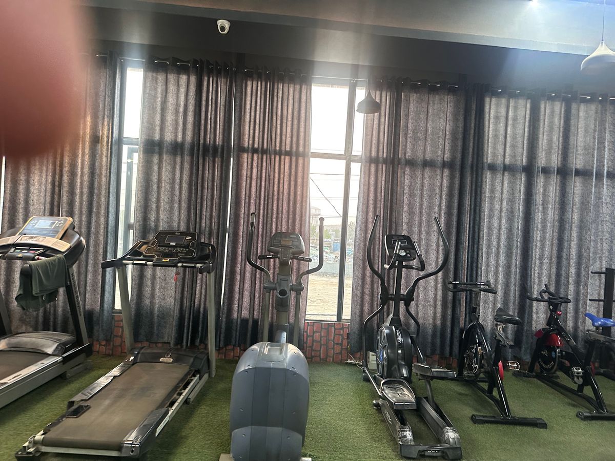 Gym equipment area